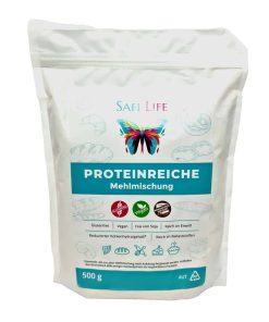 Safi Life Proteinreiche Mehlmischung 500 g (Glutenfrei, Vegan)
