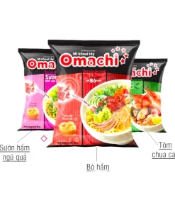 Instant Nudeln Omachi Box 30 Stk Mix-Geschmack